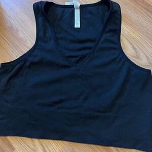 Aurora Seamless Crop rib tank